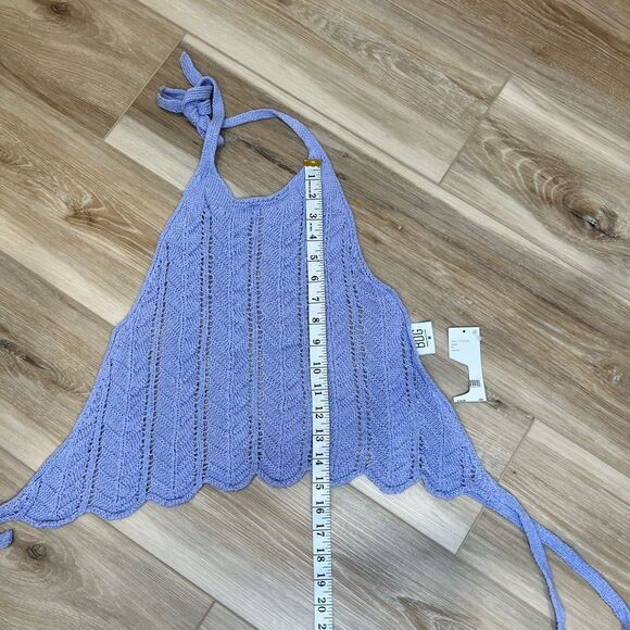 BDG Urban Outfitters Lavender Knit Halter Top Size Medium - Picture 4 of 7
